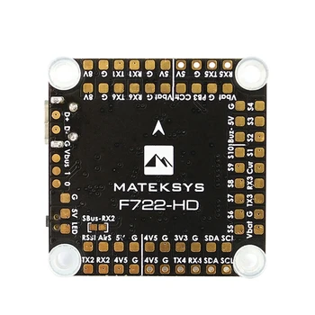 

F722-HD F7 Flight Controller OSD 3-8S MPU6000 5V/8V BEC 30.5X30.5mm for DJI FPV Air Unit RC Racing Drone