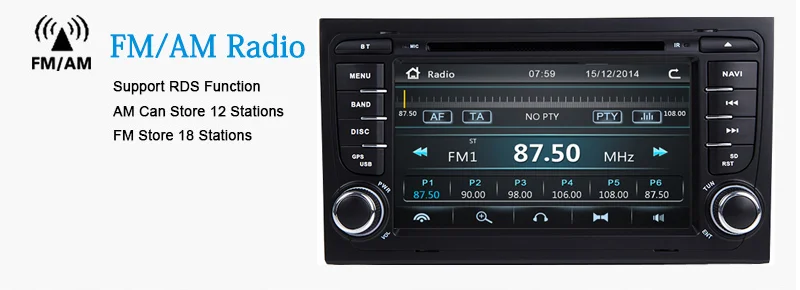 Discount Carplay DSP IPS Android 9.0 Car DVD Player for Audi A4 B8 S4 B6 B7 RS4 8E 8H B9 Seat Exeo 2002-2008 GPS Navigation Audio 12