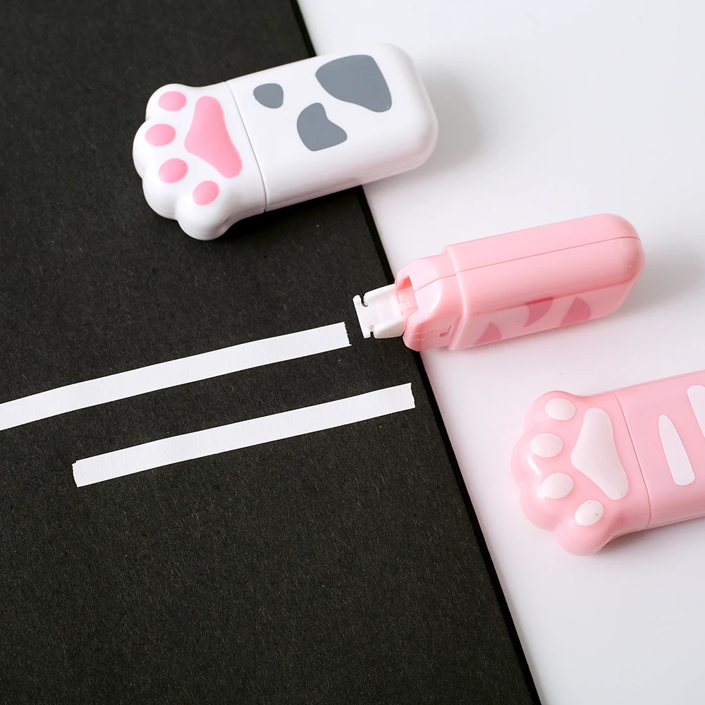 Twingo Kawaii Cat Claw Correction Tape-Portable White Out Tape, 6M Student Prize and Office Stationery Gift