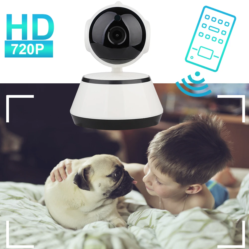 720P Wireless Mini IP Camera Move Detection Infrared Night Vision Home Security Surveillance Wifi Camera Cloud Service
