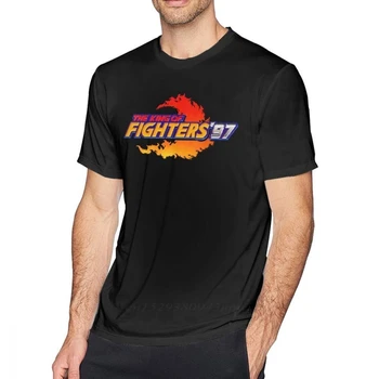 The King Of Fighter T Shirt The King Of Fighters 97 Neo Geo Title Screen T-Shirt Male Graphic Tee Shirt Casual Awesome Tshirt