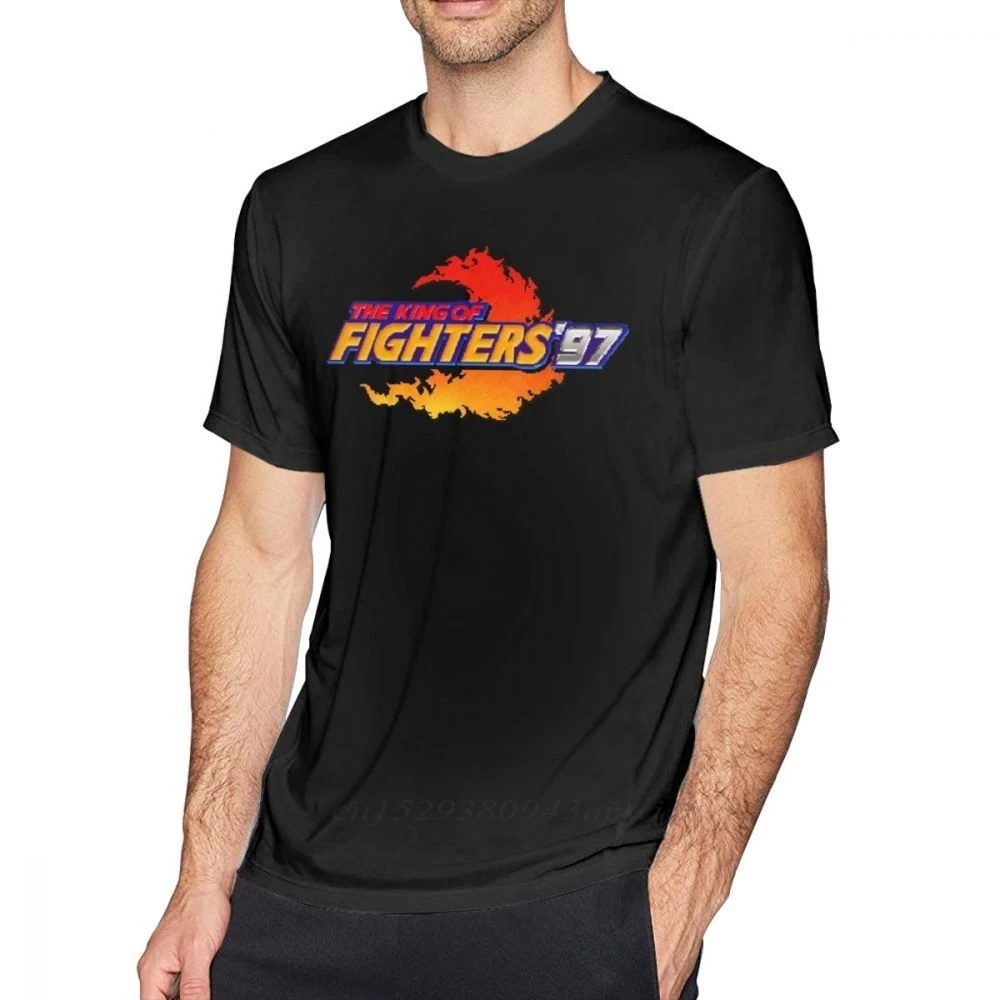 Из серии игр The King Of Fighter футболка из Fighters (97 Neo Geo название Экран Футболка Мужской