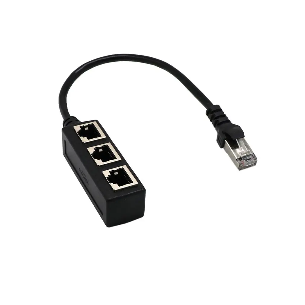 Сплиттер Ethernet RJ45 кабель-адаптер 1 штекер до 2/3 женский порт LAN Сетевой разъем провода Ethernet RJ45 Кабель-адаптер