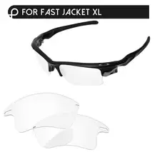 Papaviva кристально чистые Сменные линзы для быстрой куртки XL Солнцезащитные очки оправа UVA и UVB Защита