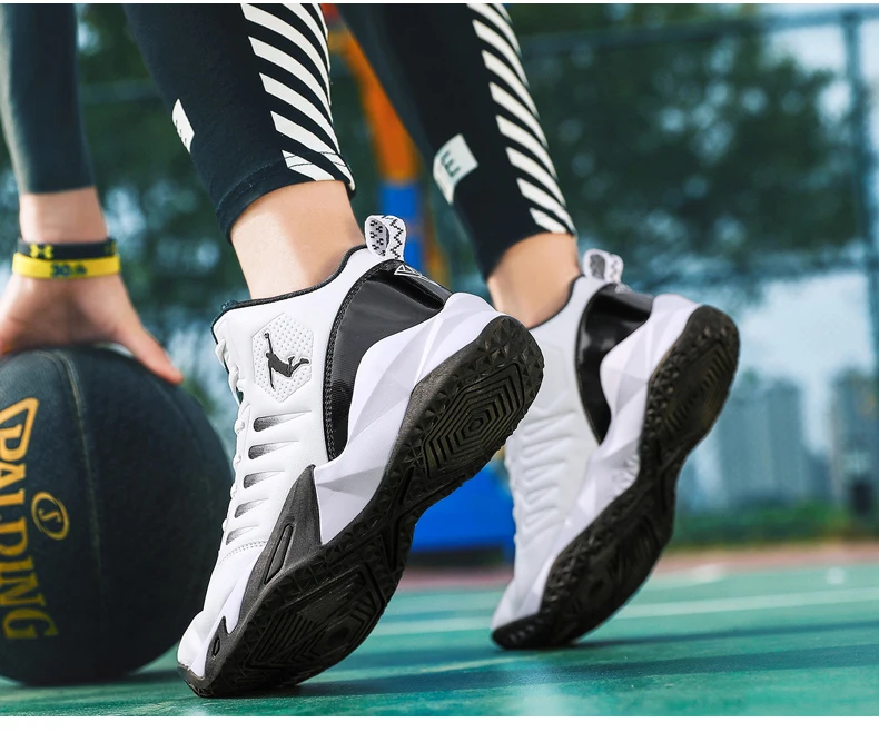Men's Shoes Basketball Breathable Cushioning Non-Slip Sports Shoes Gym Training Athletic Basketball Sneakers Women