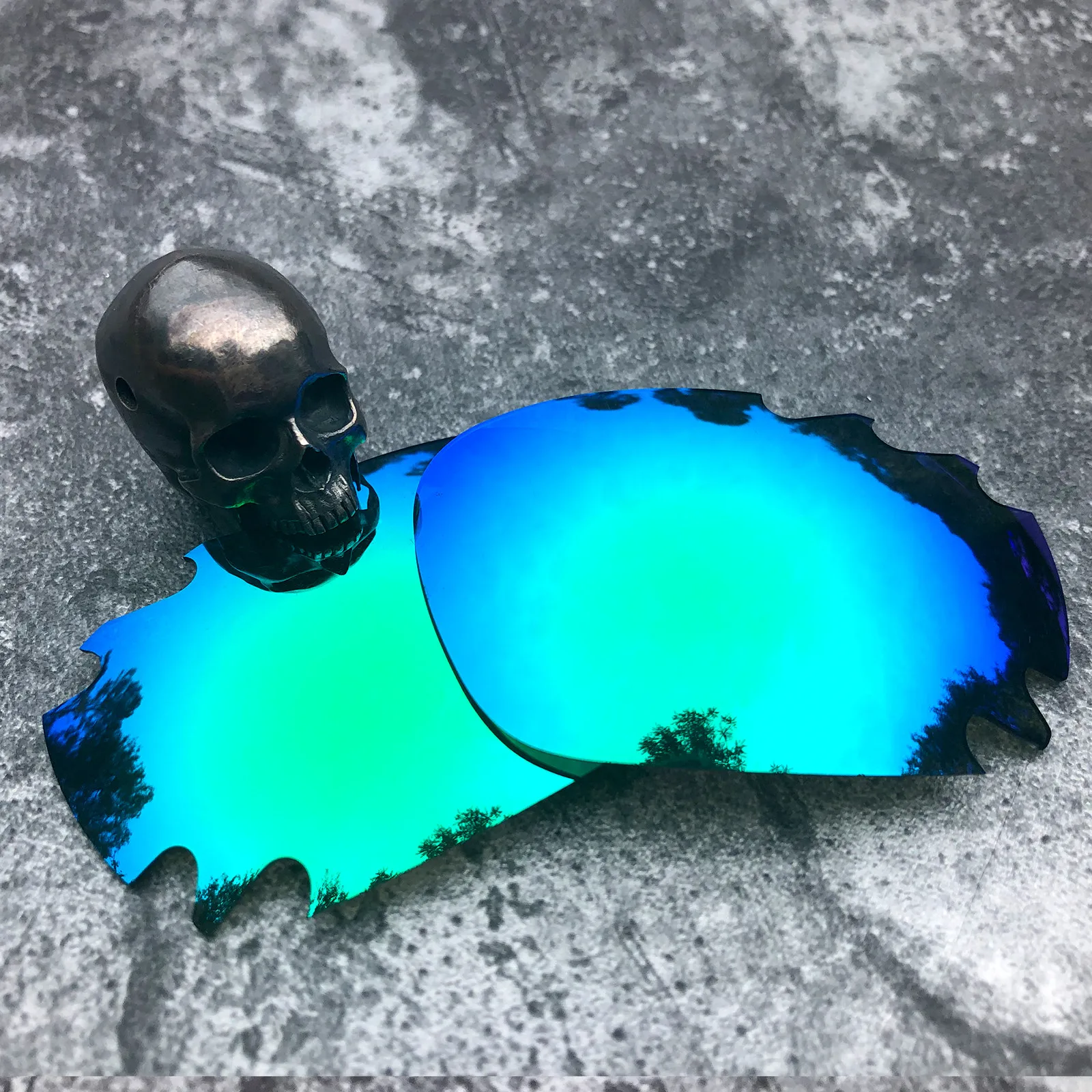 Green Mirror Firtox настоящие поляризационные Enhanced Сменные линзы для-Oakley Jawbone вентилируемый солнцезащитных очков(срок службы линзы только)-зелёные зеркальные - Цвет линз: Green Mirror
