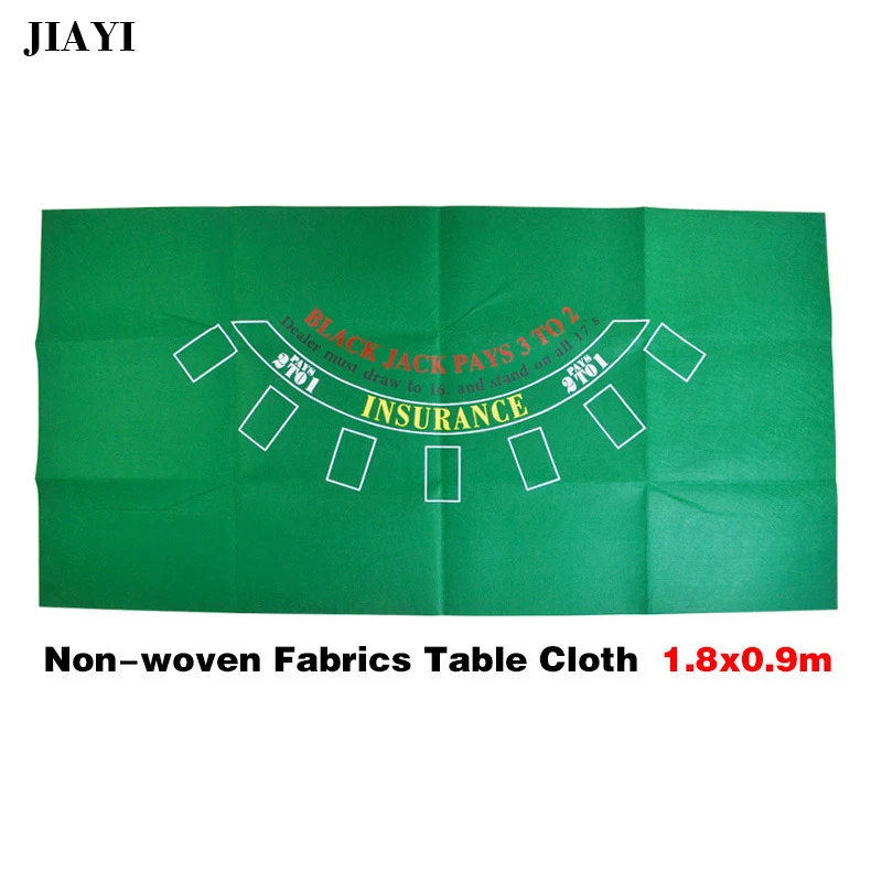 JIAYI 180*90 см Baccarat скатерти для игры в покер Fietro войлочная ткань для доски нетканые ткани для казино покера скатерть