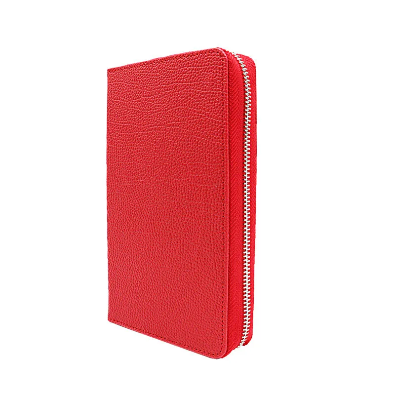 RED Все-в-одном сумка-кошелек для хранения для IQOS 3,0 DUO Litchi чехлы с узором для нескольких держателей многофункциональные аксессуары для электронных сигарет - Цвет: RED