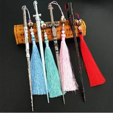 Cosplay Anime The Untamed Cosplay Wei Wuxian Lan Wangji, épingle à cheveux à franges 22cm, modèle d'arme, cadeaux pour femmes 