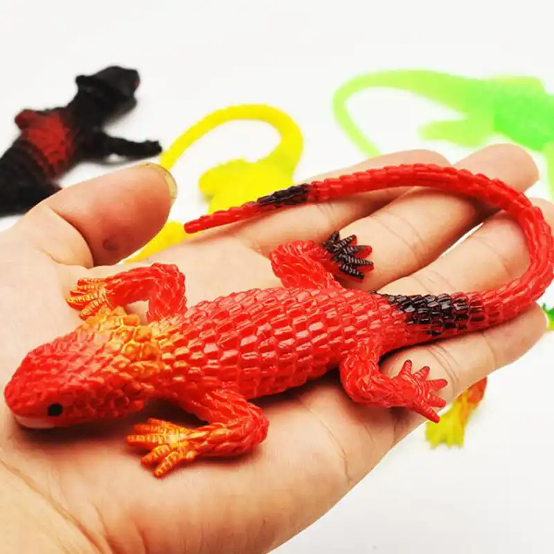 rubber lizard cat toy