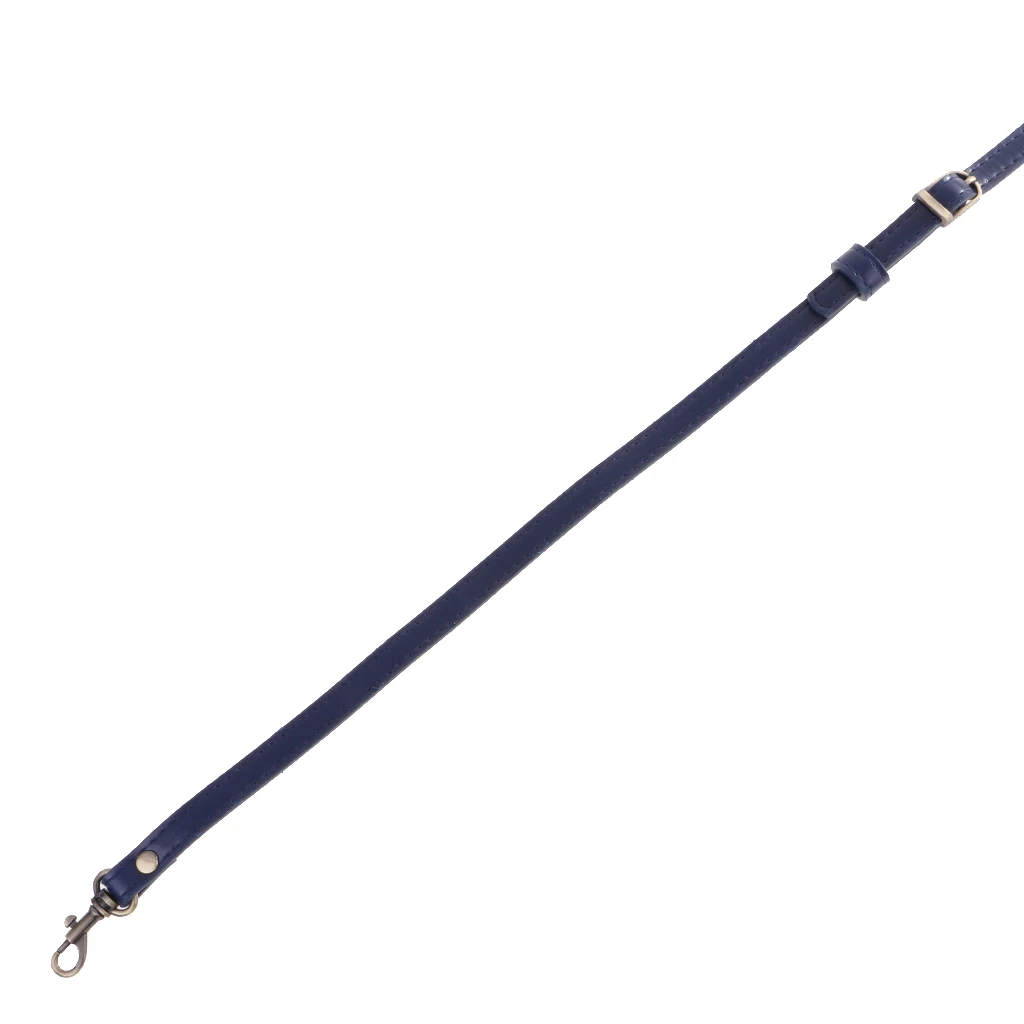 Adjustable PU Leather Crossbody Shoulder Bag Strap Handle Replacement Blue