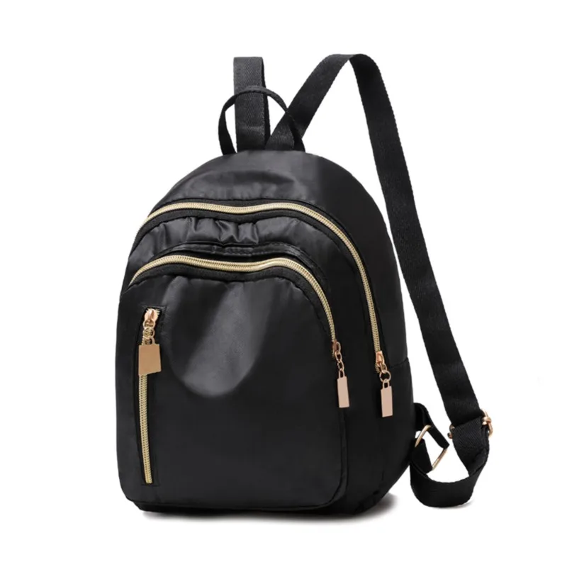 2021 Waterproof Nylon Women Backpack Leisure Back Pack small backpack Student Casual Bag Shoulder Bag