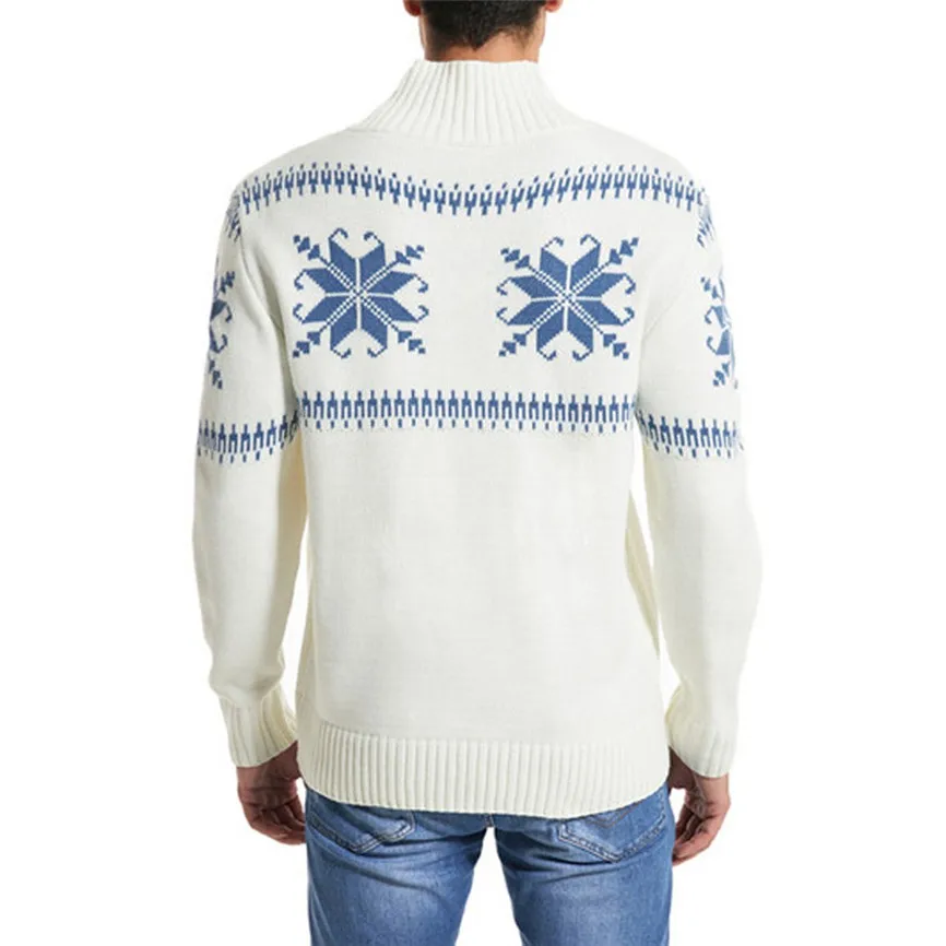 Мужской повседневный вязаный свитер с v-образным вырезом и длинным рукавом, топ S-XL размера плюс, осенне-зимний пуловер для мужчин