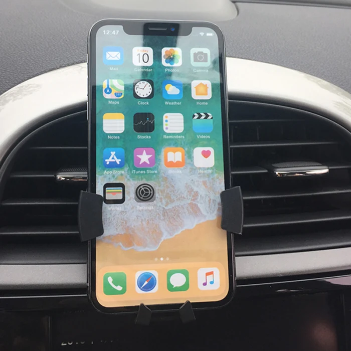 Air Vent Мобильный телефон крепление Hands Free Круглый гравитационный Автомобильный держатель для Телефона Колыбель CSL88