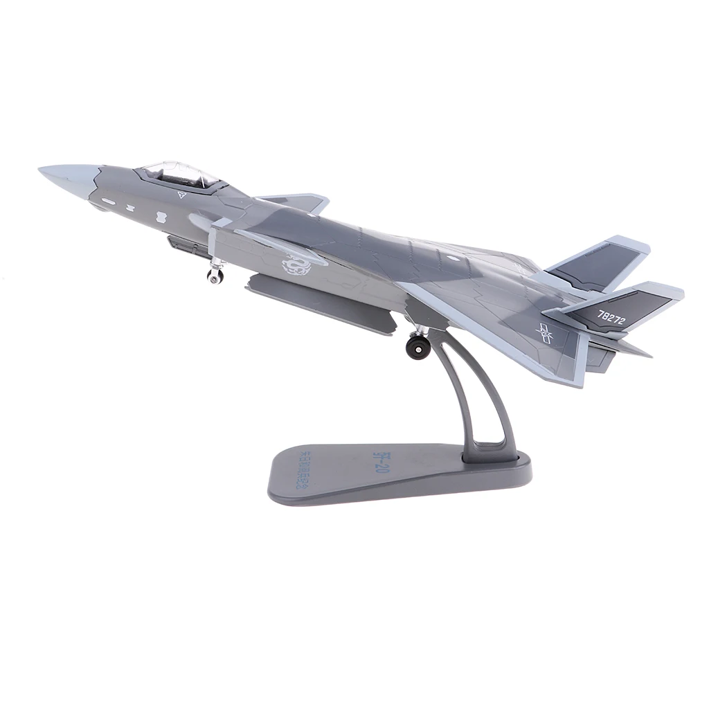 1:100 Alloy China Airforce J-20 Airplane Aircraft Fighter Toy Model Diecast Plane Home Decoration | Игрушки и хобби