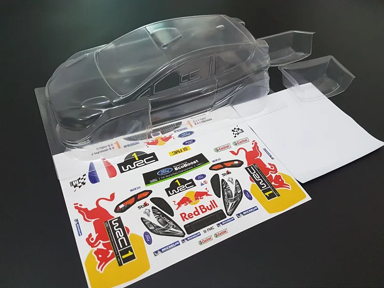 М тело оболочка плоская Спортивная на дороге Rc Дрифт автомобиль игрушки модель чистая команда тела C Ford Fiesta ралли автомобили 210 мм Колесная база - Цвет: TYPE A