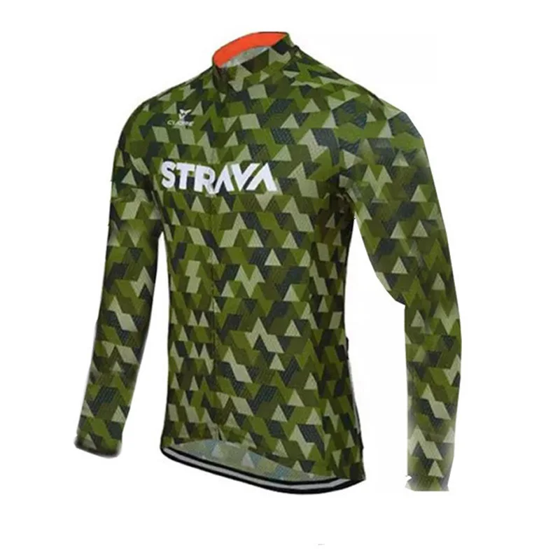 Мужская классическая велосипедная Джерси MTB рубашка горный велосипед с длинными рукавами Топы Дышащий дорожный цикл одежда гоночная одежда Y080202 - Цвет: only jersey 09