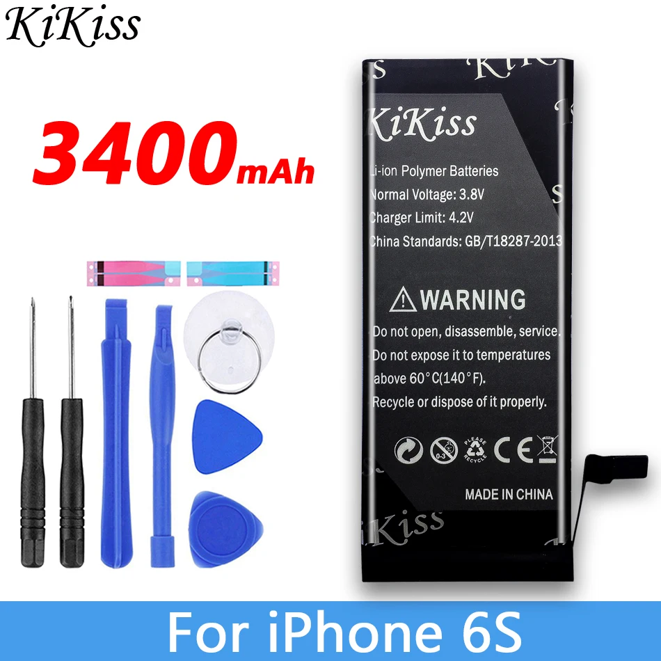 Батарея мобильного телефона для Apple iPhone 6 6S 5 5S 5C 4S литий-полимерная батарея мобильного телефона для iPhone 6 6S 5 5S 5C 4S - Цвет: For iPhone 6S