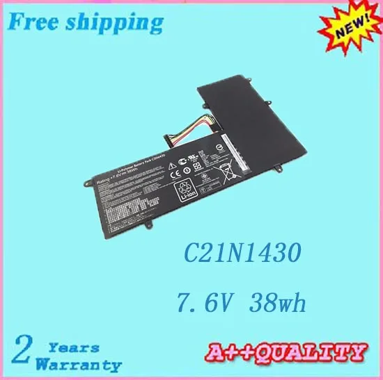Горячая Распродажа Аккумулятор для Asus C21N1430 7,6 V 38wh Аккумулятор для ноутбука