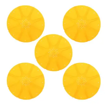

5pcs Bee Escapes Disc Durable Prime 8 Ways Round Plastic Sturdy Beehive Hive Door Escapes Disc for Beekeeper Beekeeping