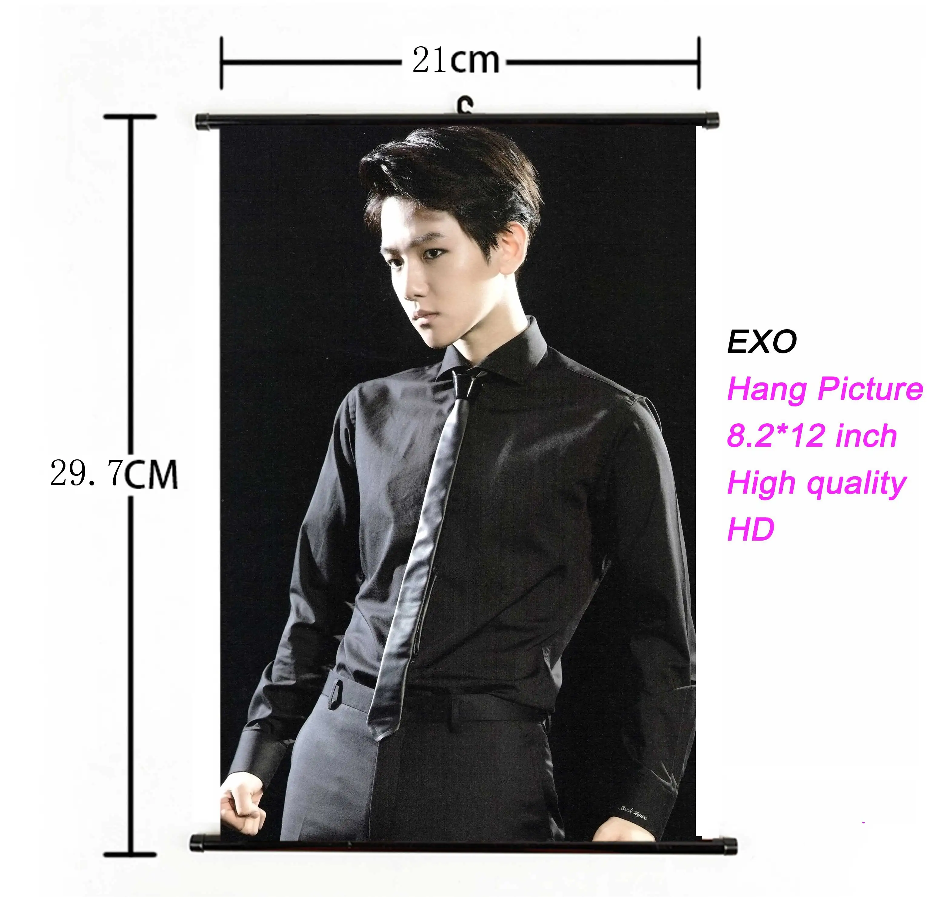 71 K-pop EXO альбом Висячие картины фото плакат ткань 21*30 см Высокое качество Kpop EXO Висячие Плакаты для поклонников Подарочная коллекция - Цвет: 71