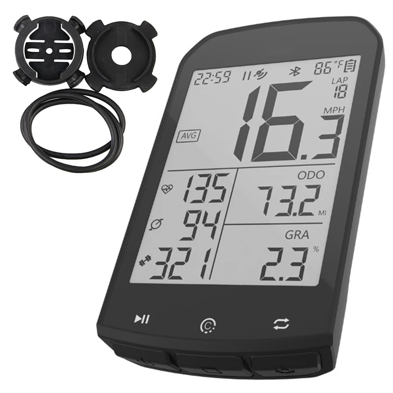

Bicycle Code Table Waterproof Wireless Heart Rate Monitor Cycling Speed Meter