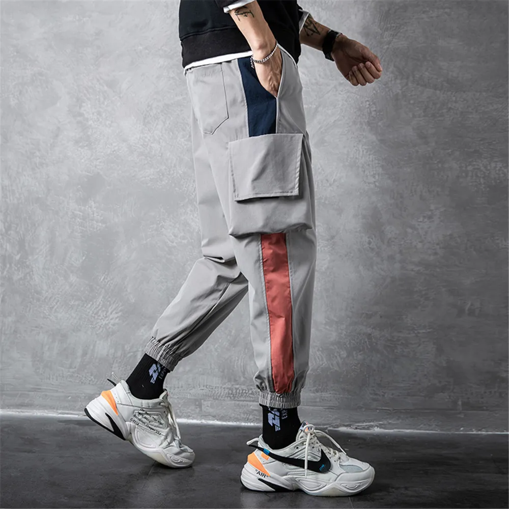 WWKK Новая мода мульти-карман Jogger спортивные штаны для мужчин фитнес брюки спортивны фитнес штаны повседневные спортивные штаны для бега уличные брюки