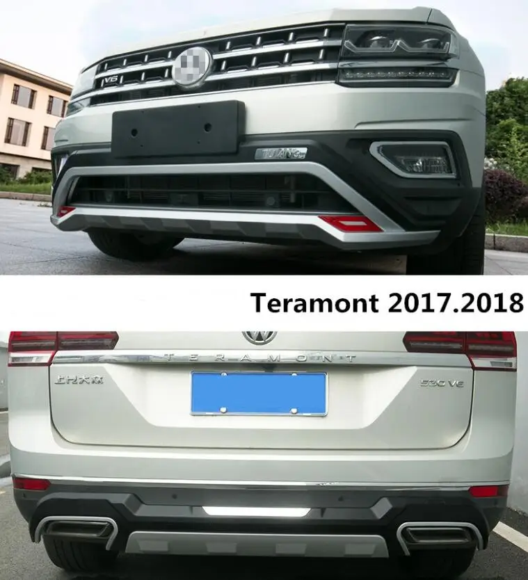 Бампер для Volkswagen / VW Teramont 2017 2018 бампер высокого качества из АБС передние и задние