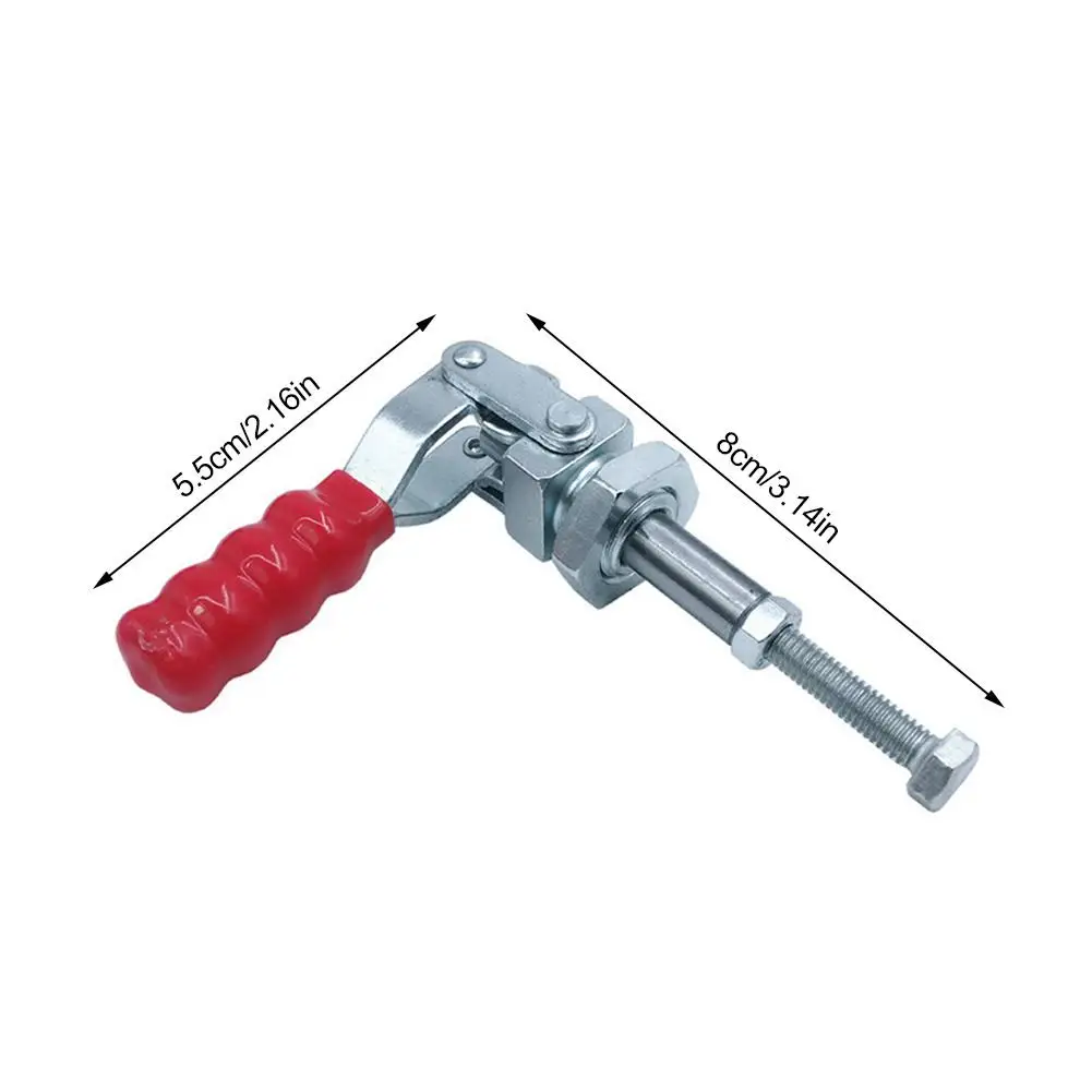 HS-36202M 185 градусов двухтактный Quick Release нагрузки Ёмкость Quick Release ремесло тоггл зажим оснастки головка с зажимом быстрого крепления крепежной площадки для инструмента