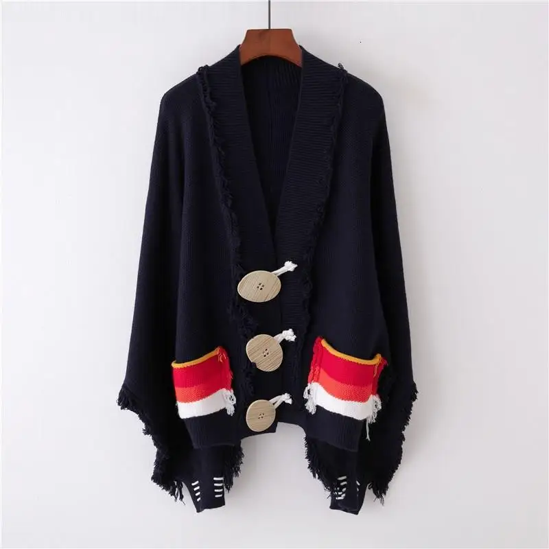 

Women Trui and Vests Restore Korean Fashion Box Used Vests Jackets Casual Big Button Oversize Trui Jacket
