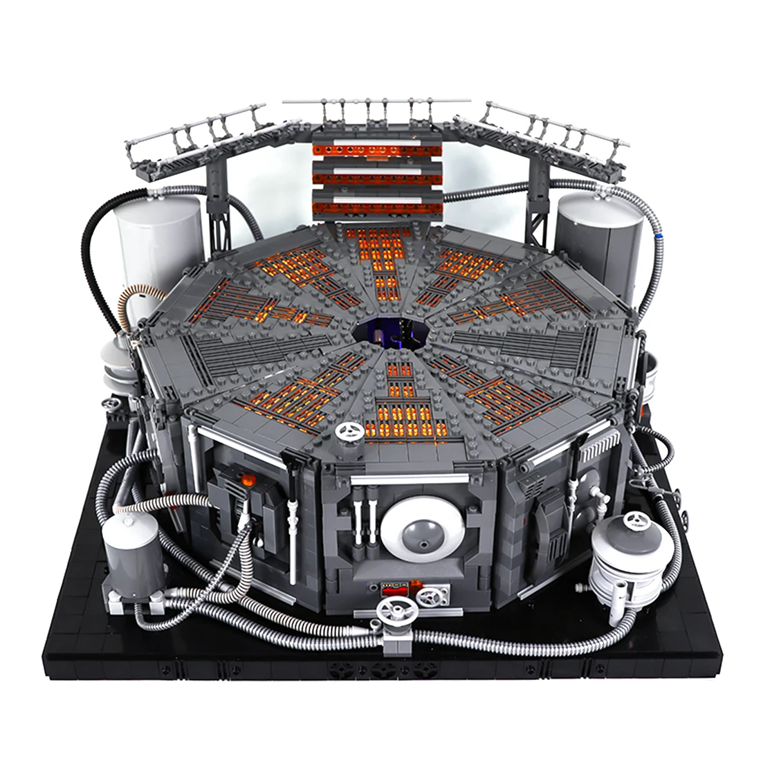 

2867pcs MOC High Level Small Particles Assembly Building Block Freezing Chamber Model Kit With Light