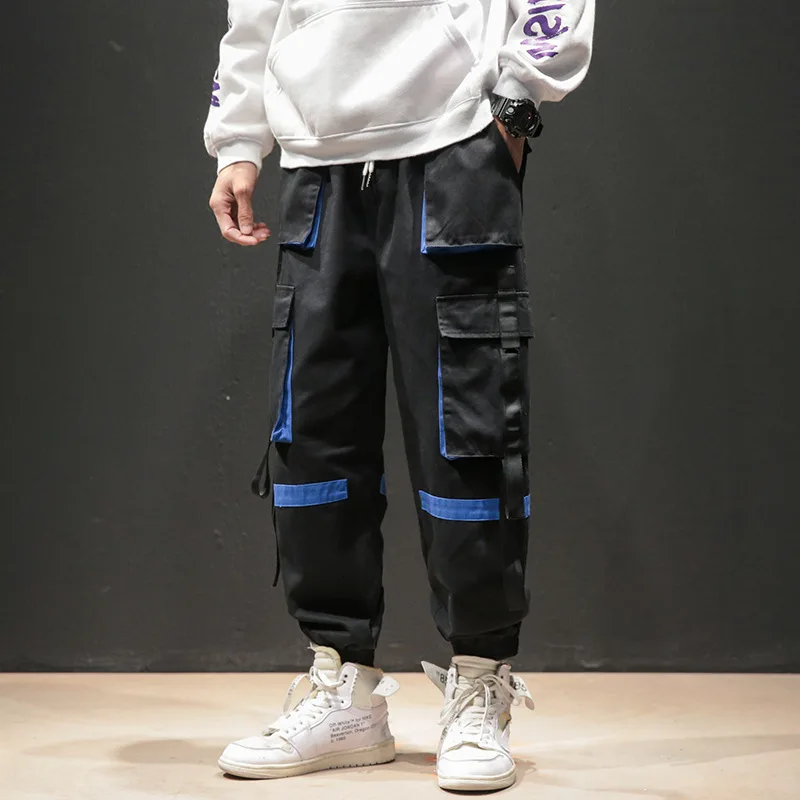 

2020 Spring Main Push Large Size Japanese-style Macheda Contrast Color Workwear Capri Pants Trousers M-5x HK