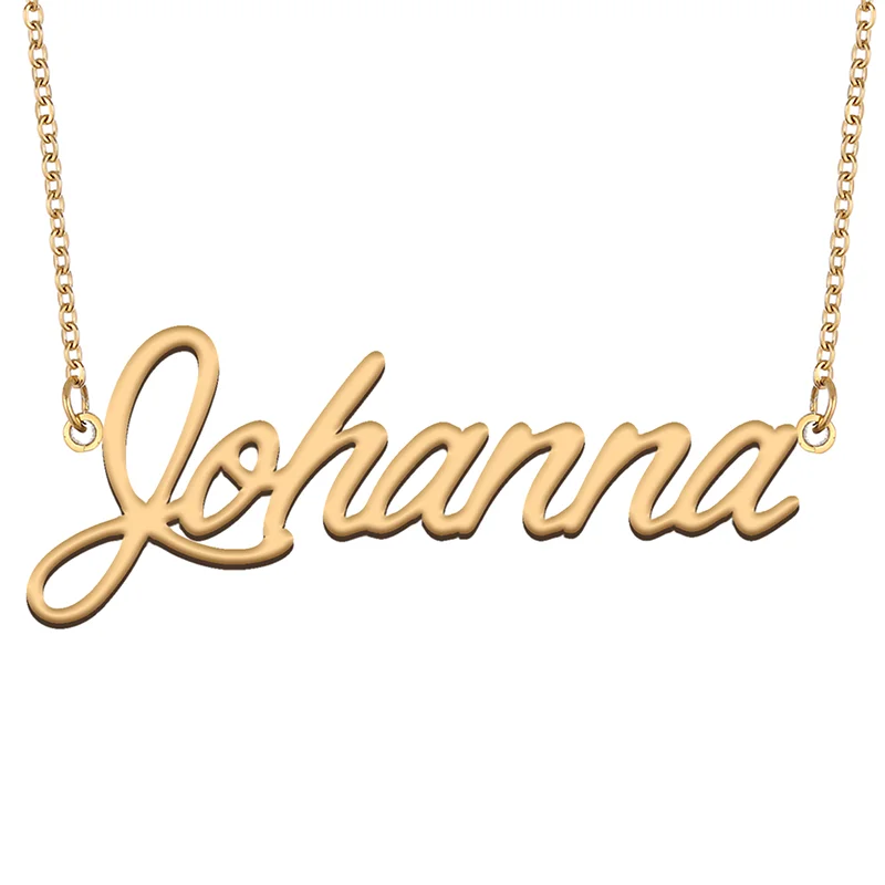 

Necklace with Name Johanna for His Her Family Member Best Friend Birthday Gifts on Christmas Mother Day Valentine's Day