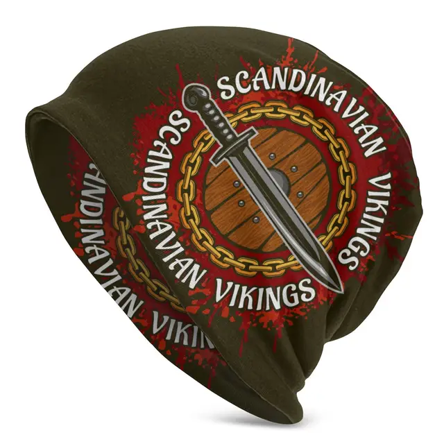 Knit Hat Vikings Vikings Bonnet Hats 