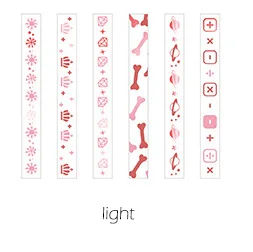 light Kawaii Милая полосатая наклейка с пандой маркер Закладка блокнот для заметок, Канцелярский школьный офисный набор sl2135 - Цвет: light