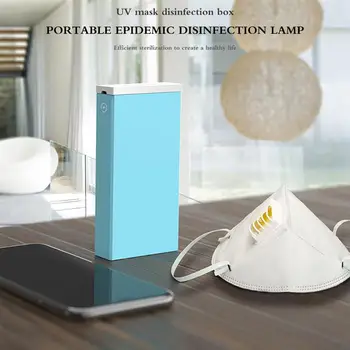 

Portable UV Disinfection Lamp Sterilization Light Box Mini Ultraviolet Sterilizer for Mask Tableware Bottle Towel Home Travel