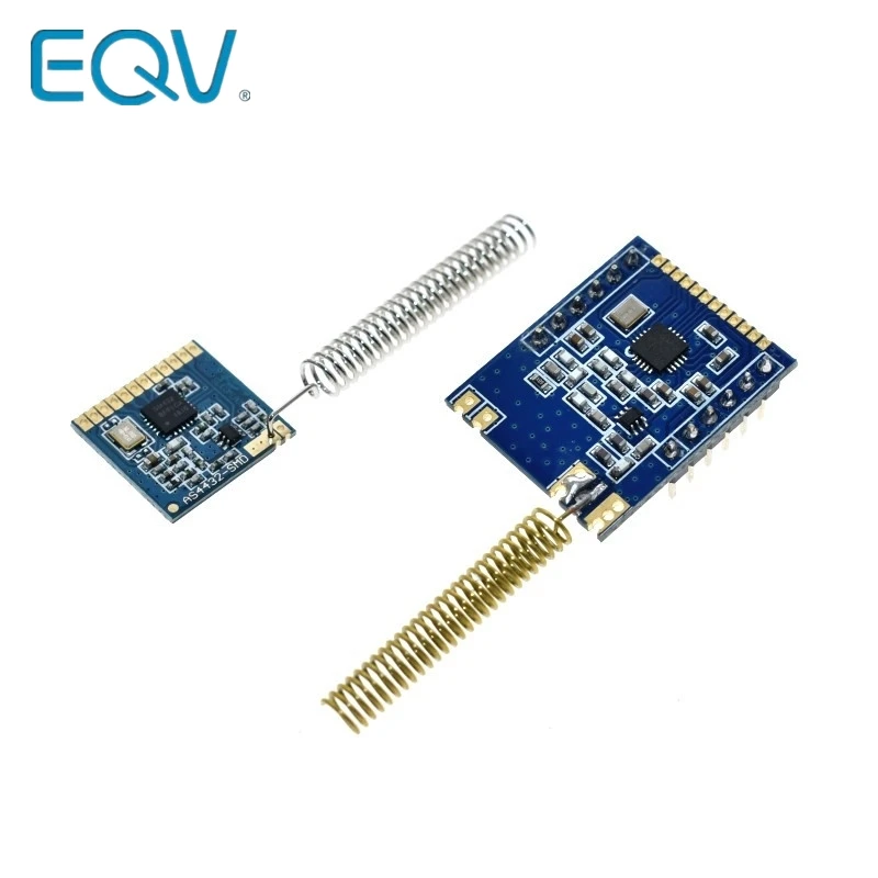EQV 1 компл. Mini SI4432 Remote Wireless Модуль связи приемопередатчика 240 МГц-930 МГц + пружинная