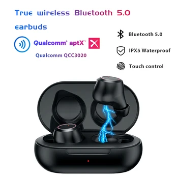 

TWS Wireless Earphones Kelodo Bluetooth 5.0 QCC3020 Hi-Fi Stereo Headset Sport Bluetooth Headphone Earbuds With Charging Box