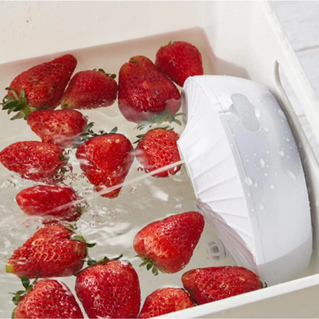 DC 5V Mini Ultrasonic Dishwasher Portable USB Charging Kitchen Fruit Vegetable Washer Dishwasher In-Sink Washing Machine