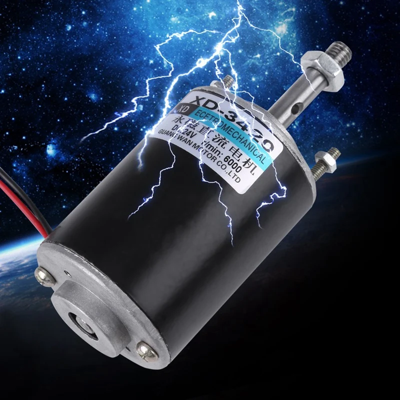 Xd-3420 30 Вт высокоскоростной двигатель постоянного тока Cw/Ccw с постоянным магнитом для генератора Diy