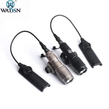 

WADSN Airsoft M300 M300A Mini Scout light Torch Tactical Weapon Hunting Rifle Flashlight with Dual Function Tape Switch Button