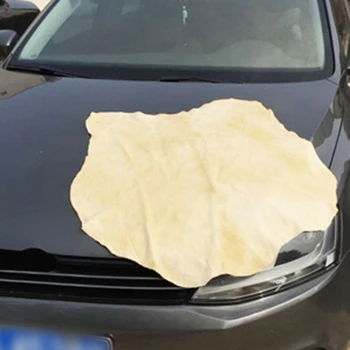 

60X30cm Natural Chamois Car Screen Window Cleaning Cloth Washing Absorbent Towel