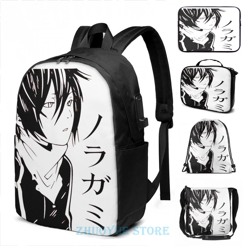 Рюкзак Yato Noragami для мужчин и женщин забавная школьная сумка с графическим принтом