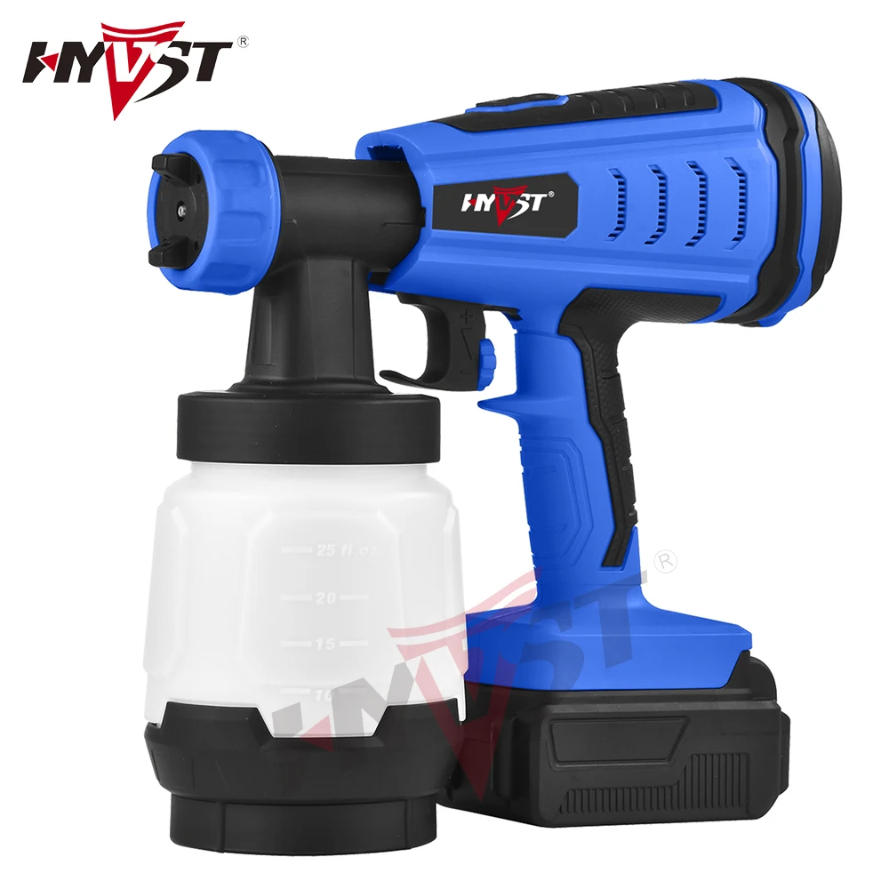 Hyvst HVLPElectric Spray Gun800ml Paint Sprayer High Pressure Gun FlowControl Airbrush Easy Spraying Cordless Electric | Инструменты