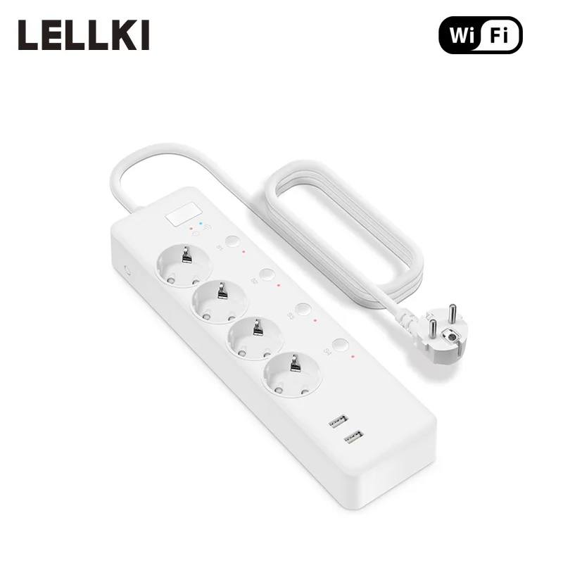 Европейская вилка, wifi, умная розетка, USB, мониторинг энергии, 16А, защита от перенапряжения для Alexa, Google Home, Philips Hue