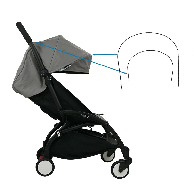 Baby Stroller Awning Support Rod Suitable For Yoya Yoyo Chbaby Series Or Similar Pushchair Stroller Sunshade Roof Support Bar