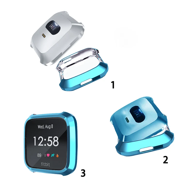 Мягкий силиконовый чехол для Fitbit Versa Lite, полный защитный чехол для Fitbit Versa Lite, аксессуары для Versagel, защитный чехол