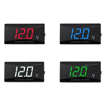 

12V Digital LED Display Voltmeter Voltage Gauge Panel Meter Fit for Cruise Car Motorcycle Bicycle Bike