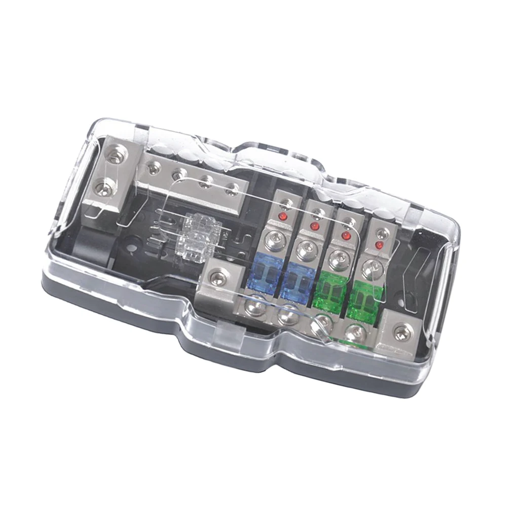 Universal Car RV ANL Fuse Holder Distribution Block Audio System Protection