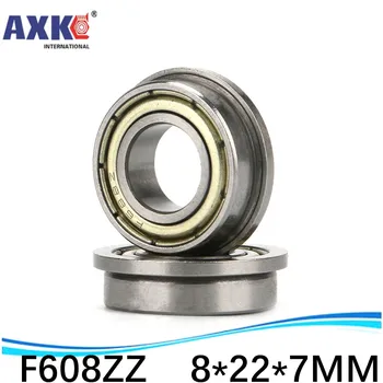

10pcs stainless steel flange high quality ABEC-3 ball bearing SF608zz SF608 SF608-2z SF608-2RS ball bearing 8*22*7 MM